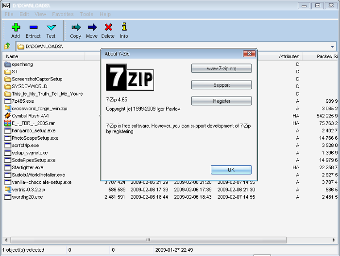 7 zip compressed file download