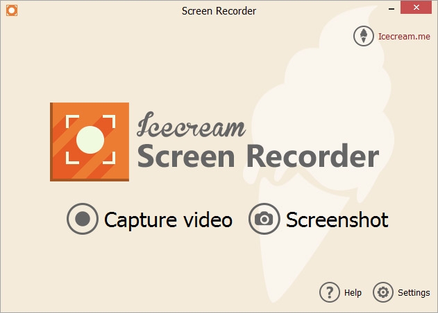 Start screen