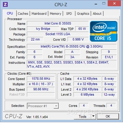 CPU Tab
