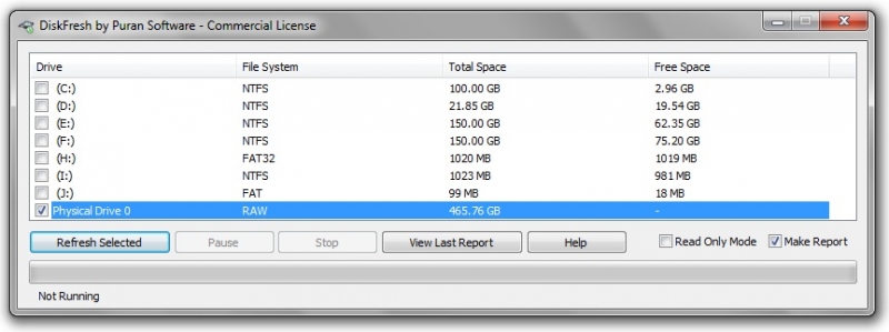 Main interface