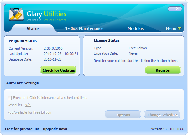 Status Interface