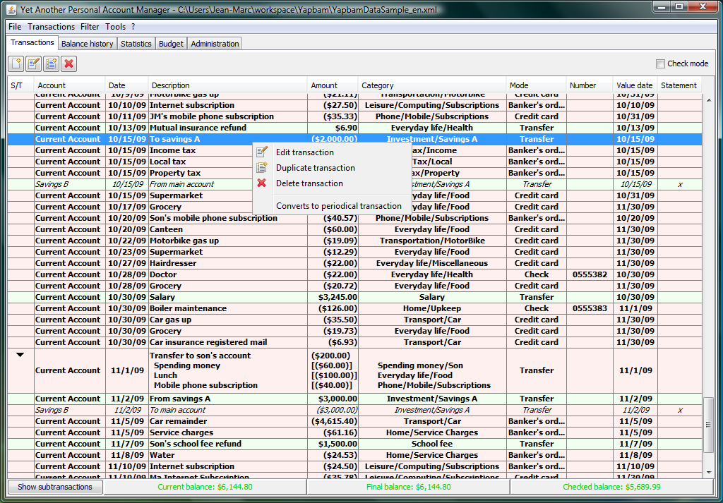 examples of personal finance software examples of personal finance software