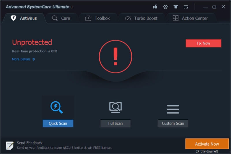 Antivirus Screen