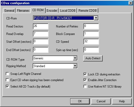 Encoders and settings