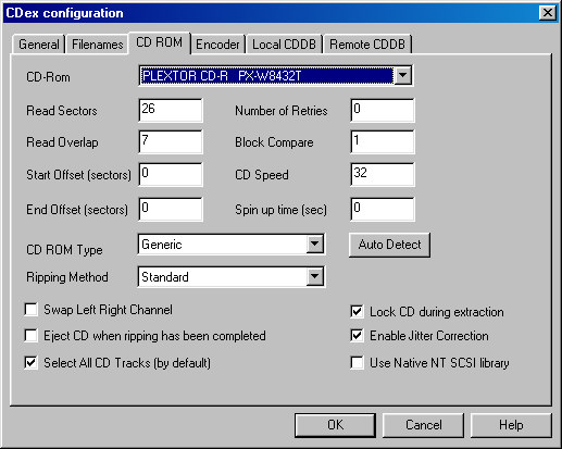 Encoders and settings