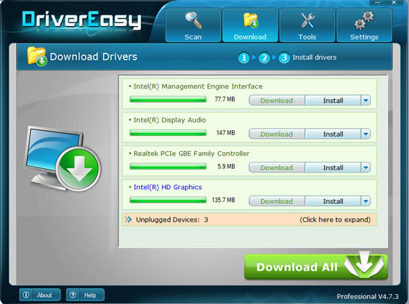 Install drivers
