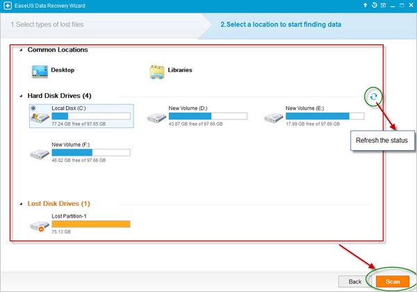 Select a Location to Start Finding Data