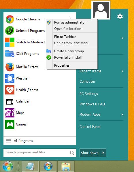 Start Menu