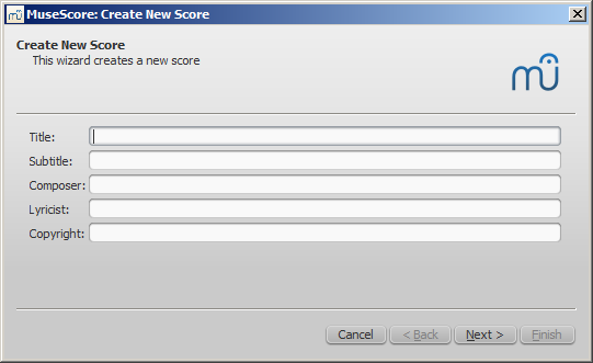 Create new score