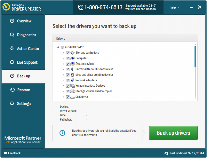 Backup drivers