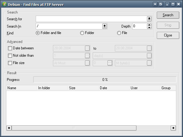 Advanced FTP Search