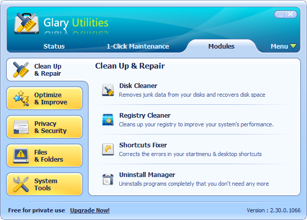 Clean up and Repair