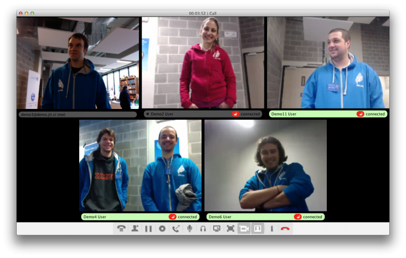 A Video Conference with Jitsi Videobridge