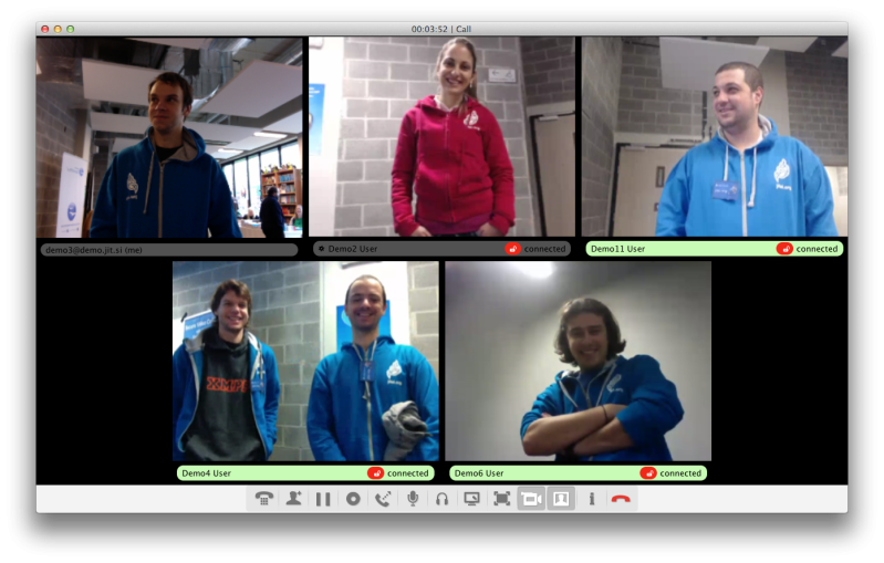 A Video Conference with Jitsi Videobridge