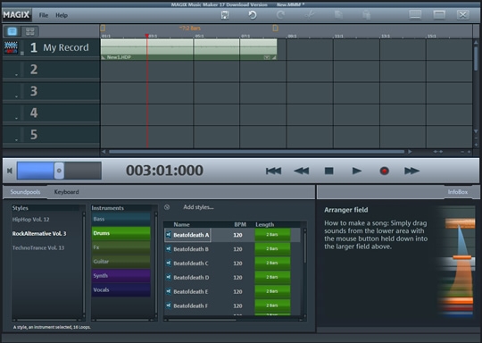 MUSIC MAKER PREMIUM – Music Making Software