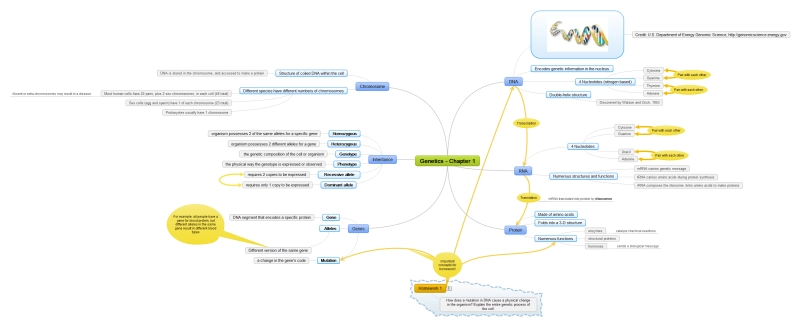 Genetic Notes Mind Map Genetic Notes Mind Map