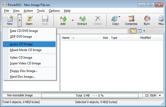 Create Audio CD from music files