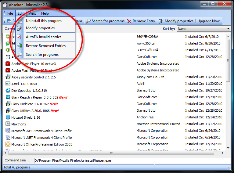AutoFix Invalid Entries