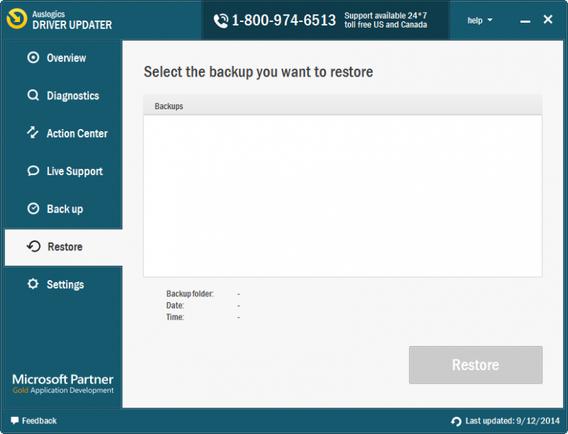 Restore drivers