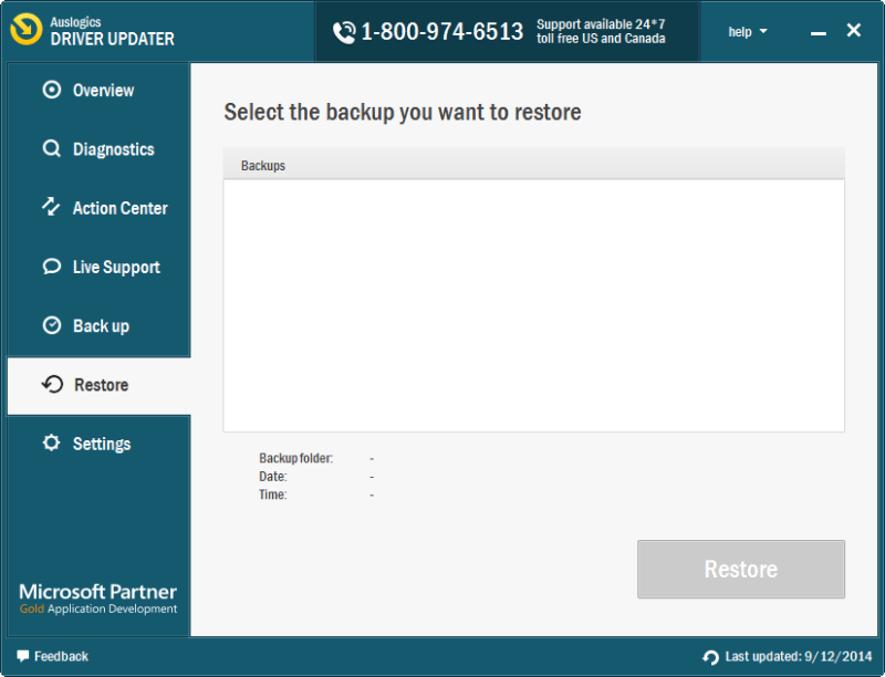 Restore drivers