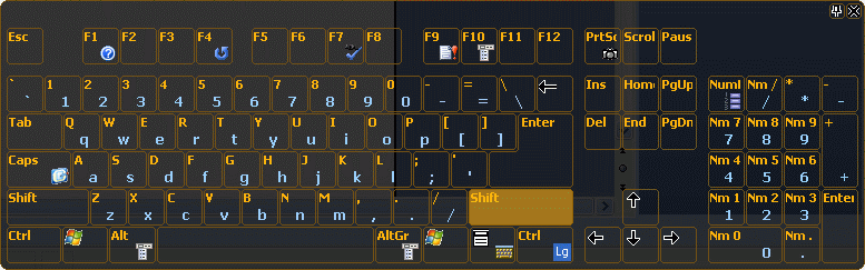 Transparent Keyboard