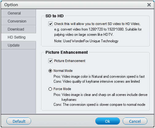 Convert SD Video to HD with High Quality