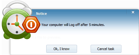 The reminder of your task will pop up according to the time you set.