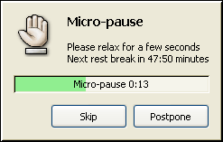 The micro-pause window