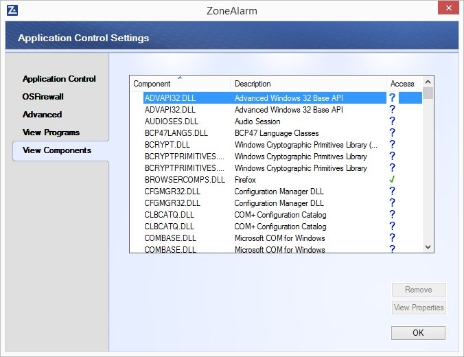 Component Control