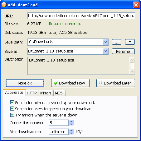 HTTP Download