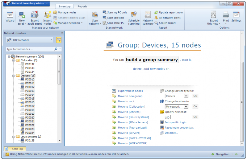 Advanced network management