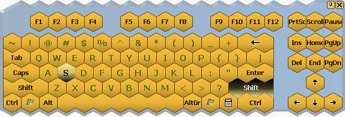 Honey Desktop Keyboard