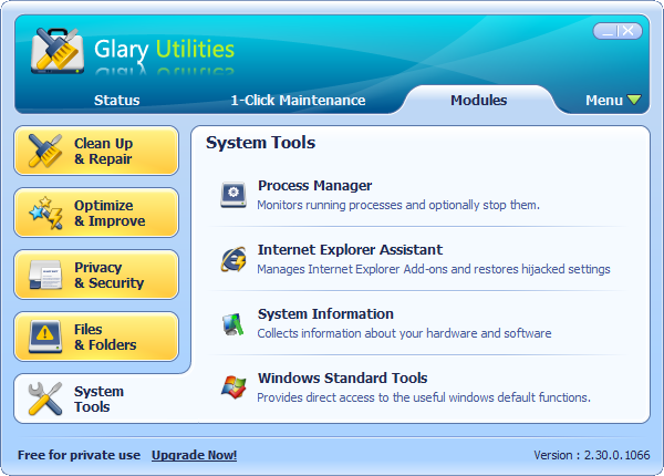System Tools