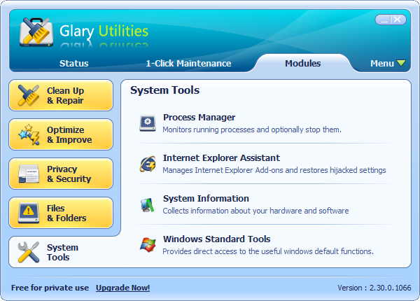System Tools