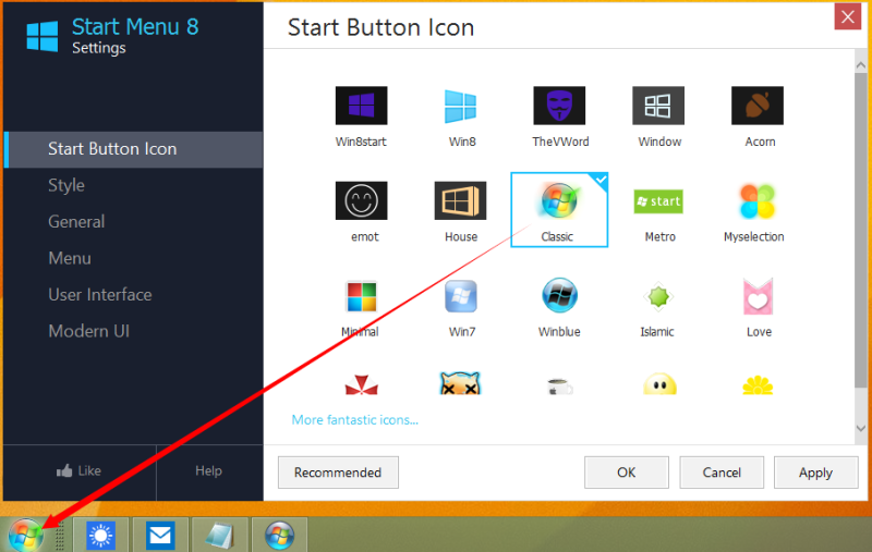 Start Button Icon
