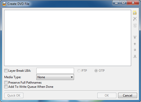 Create DVD File