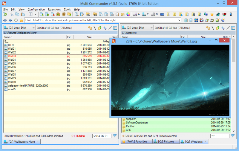 MultiCommander - FileManager for professionals