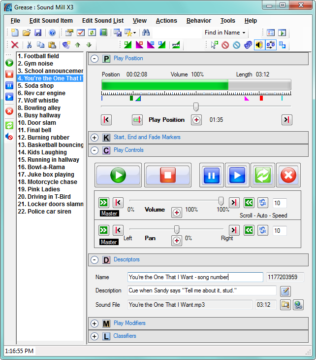 Sound List Editor