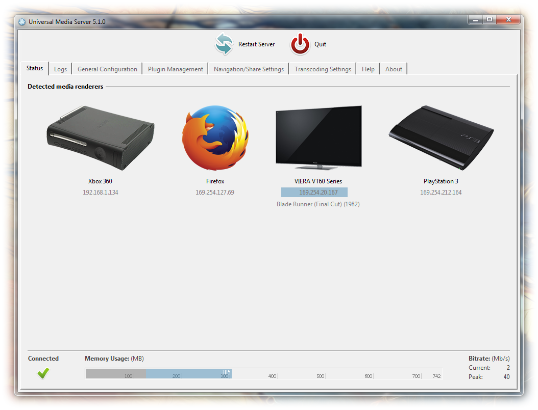 Media Server 11.6.0 Software misceláneo