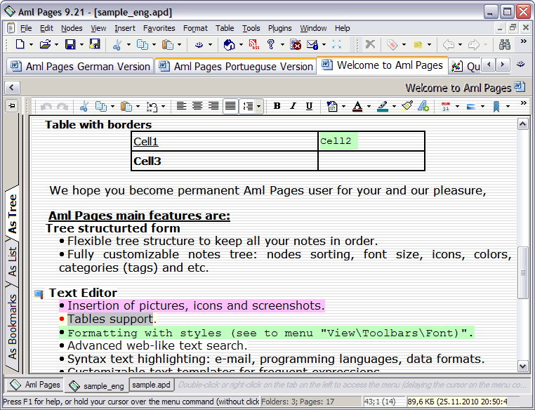 Text Formatting