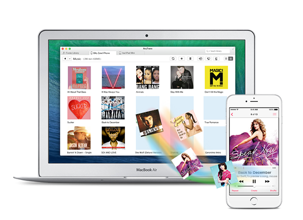 Transfer music from iPhone, iPad, iPod to computer and vice versa