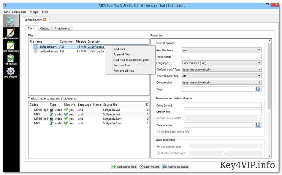 MKVToolNix 8.5.2 | Video Editing Software | FileEagle.com