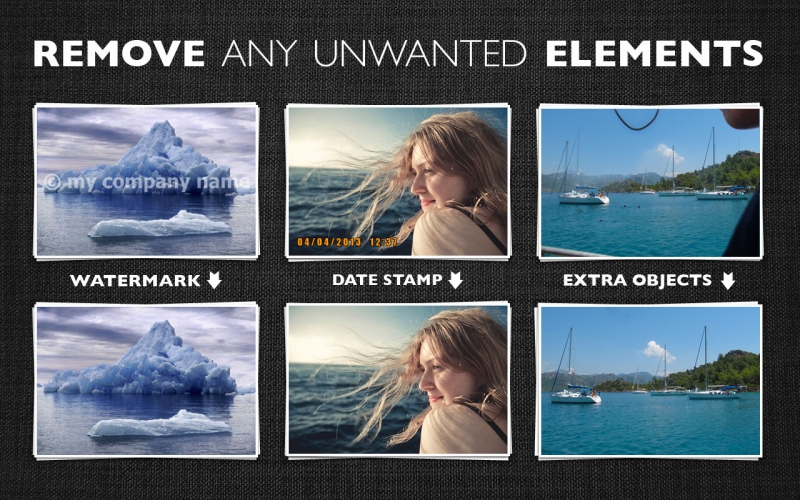 Remove any unwanted elements