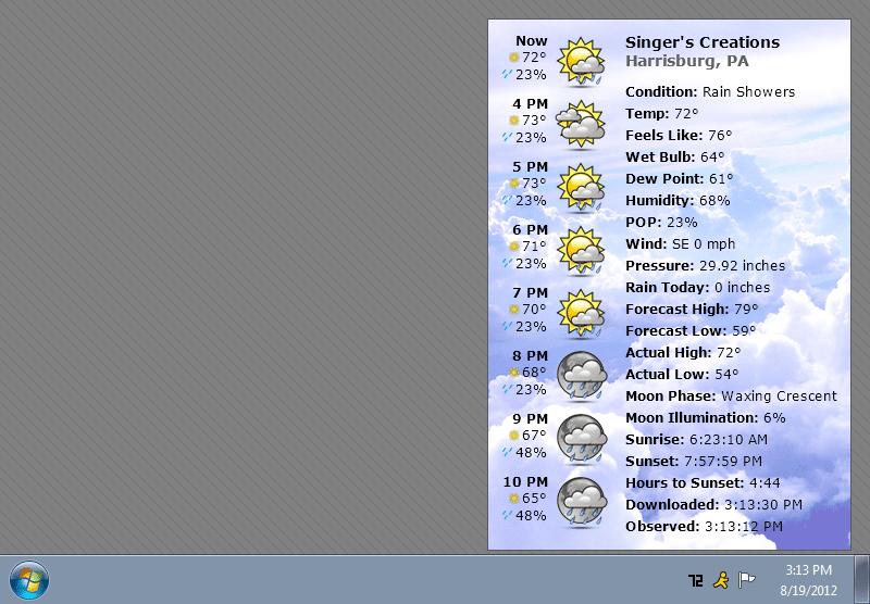 remove your weather watcher android