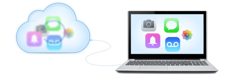 Download, browse and extract your content from iCloud