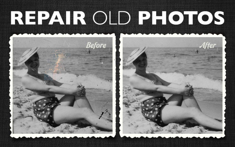 Repair old photos
