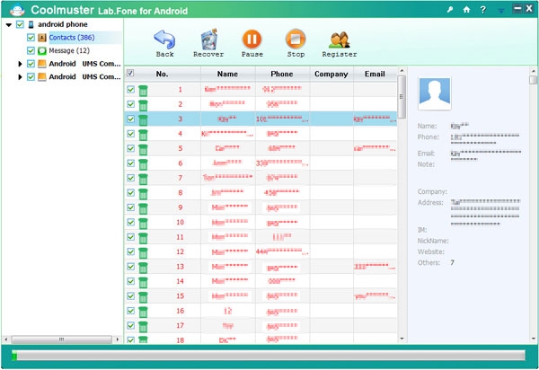 Retrieve Deleted Contacts from Android Phone