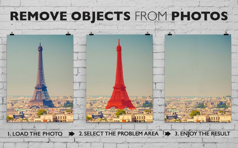 Remove objects from photos