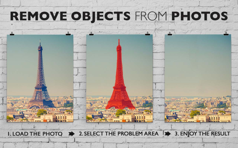 Remove objects from photos