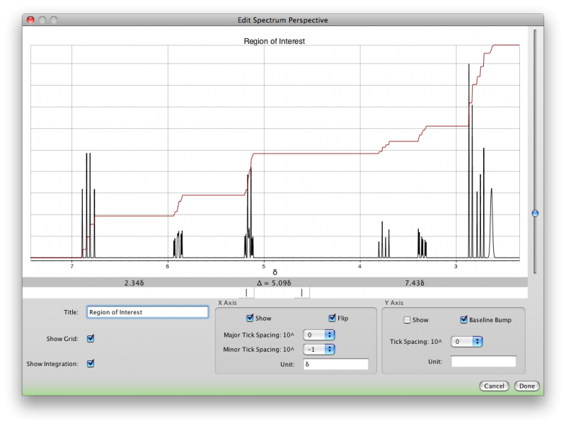 Edit your spectra